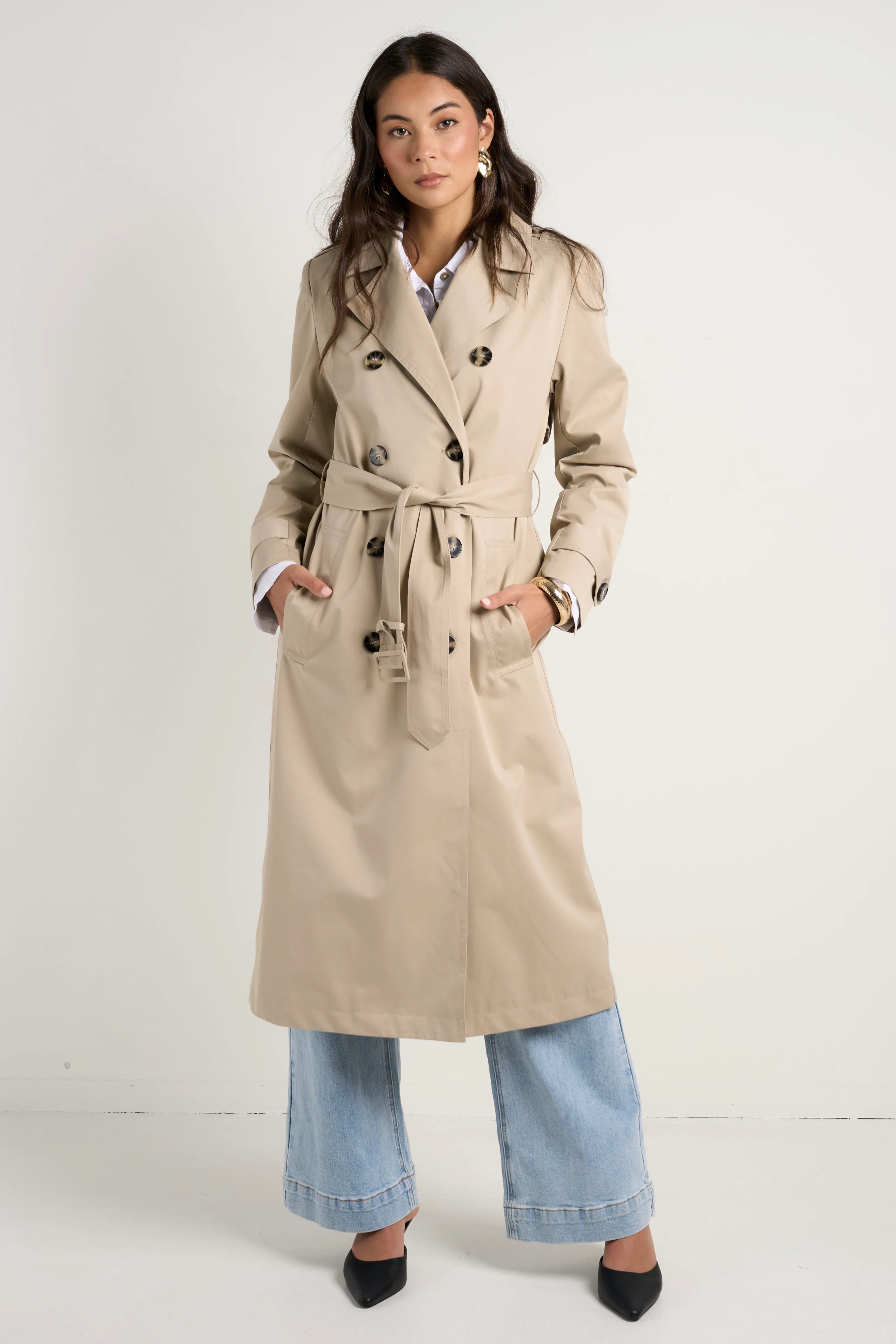 Kensington Stone Trench Coat - Image 7