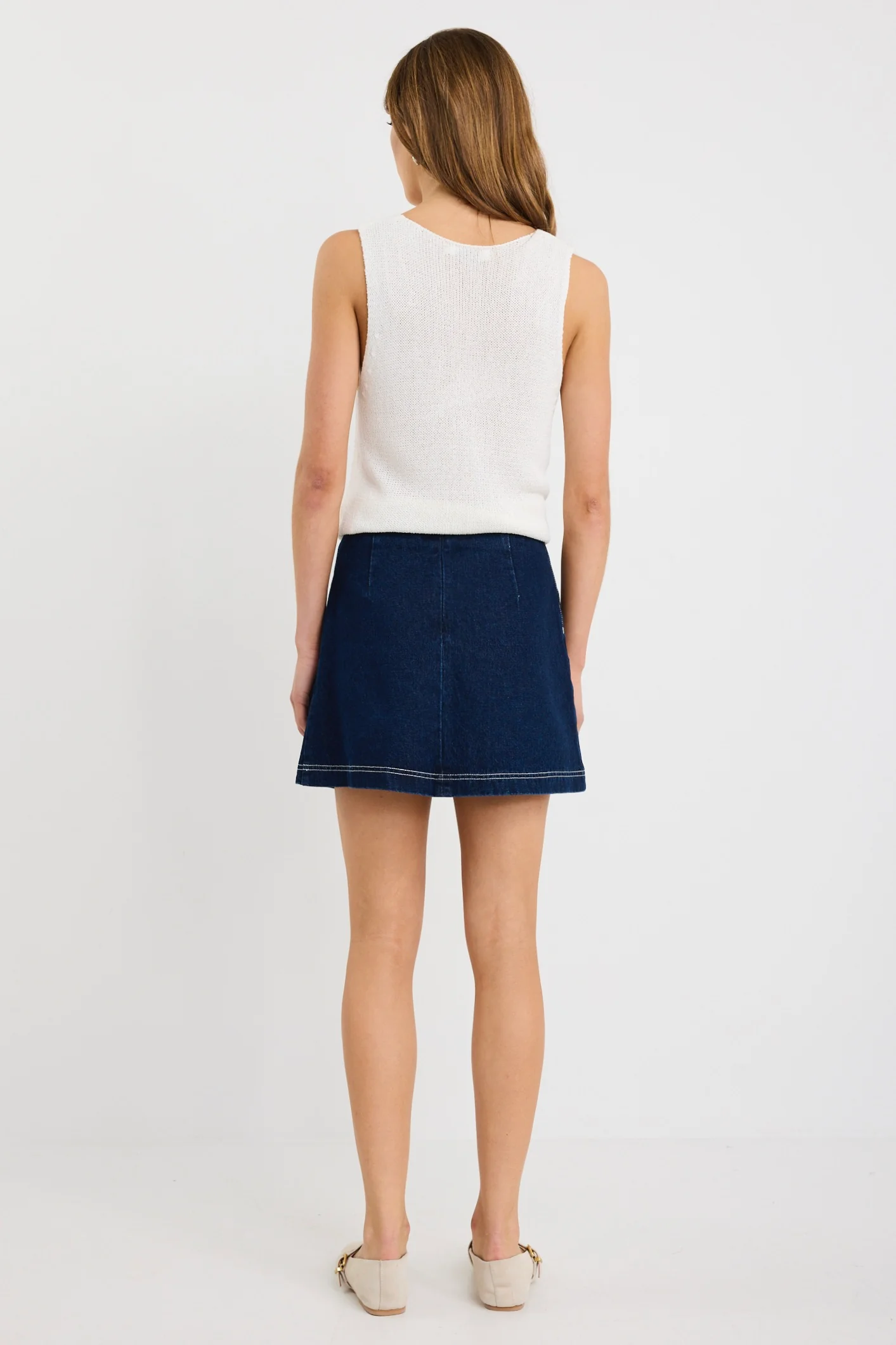 Launch Indigo Pocket Denim Mini Skirt - Image 4