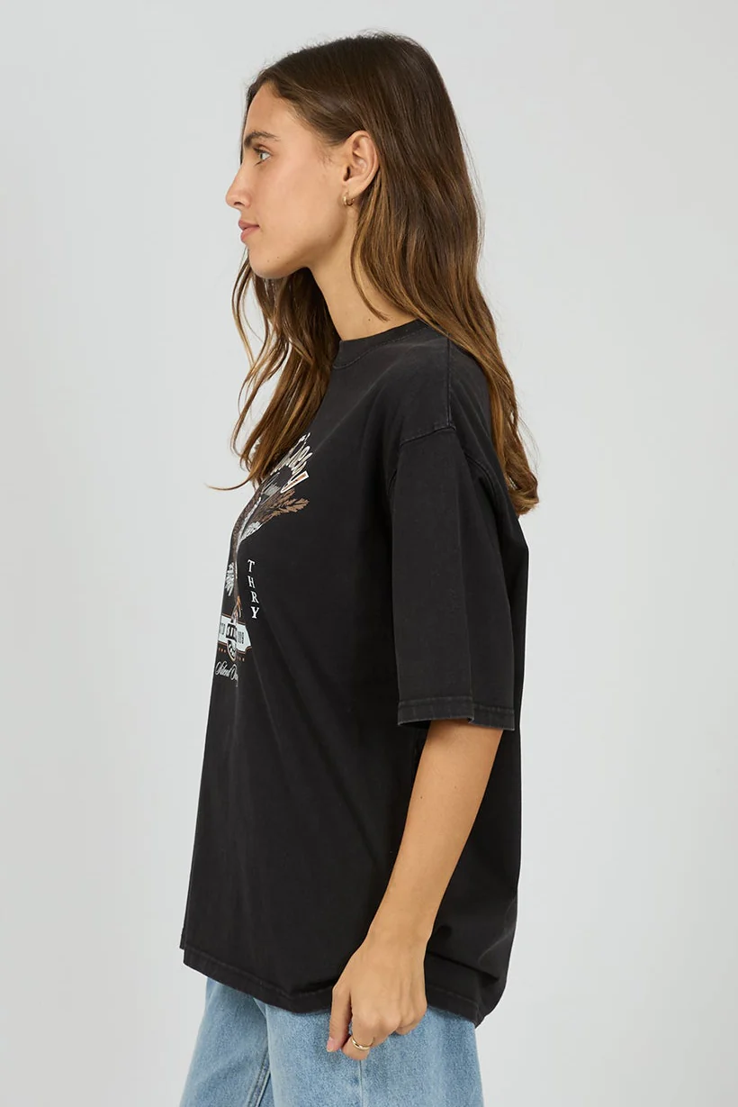 Legacy Washed Black Eagle Graphic Tee - Image 5