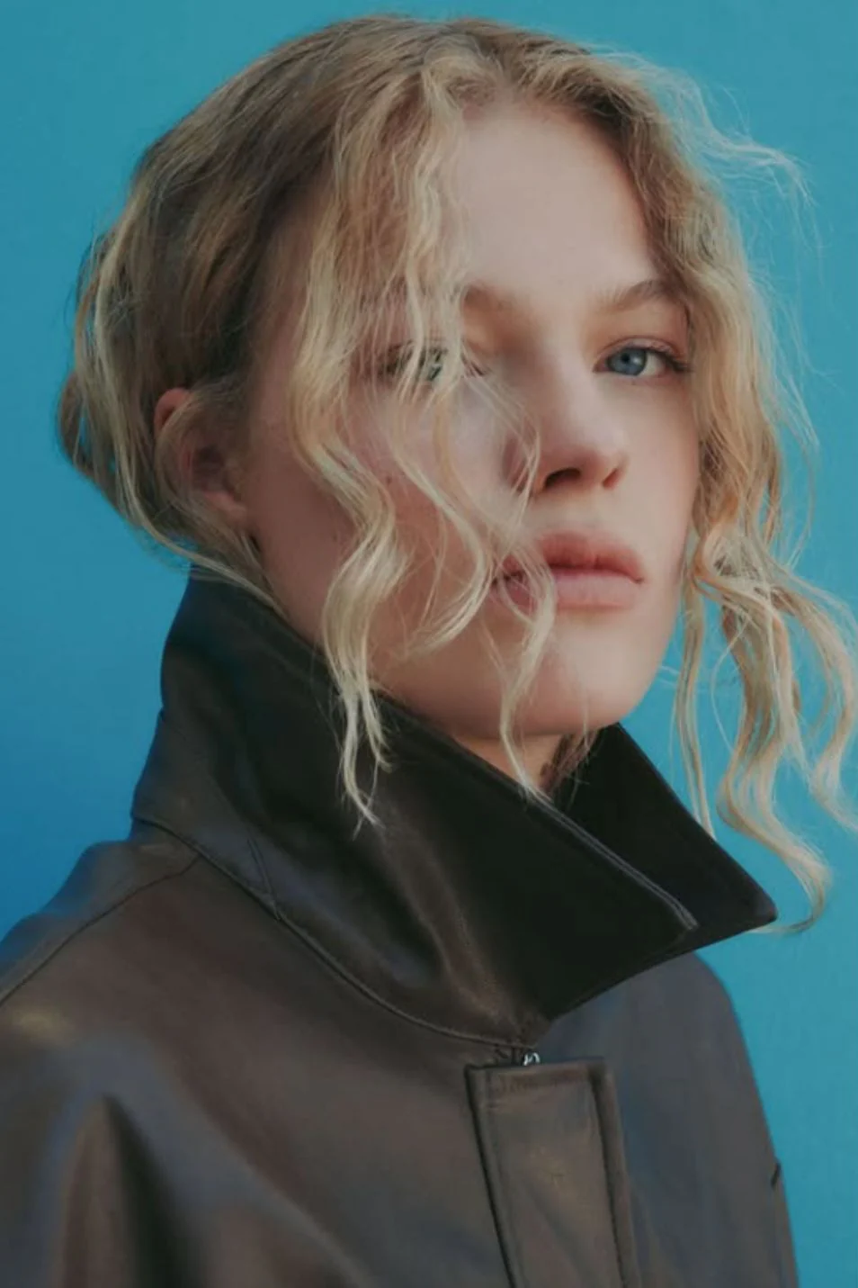 Lyla Umber Chocolate Vegan Leather Jacket - Image 2