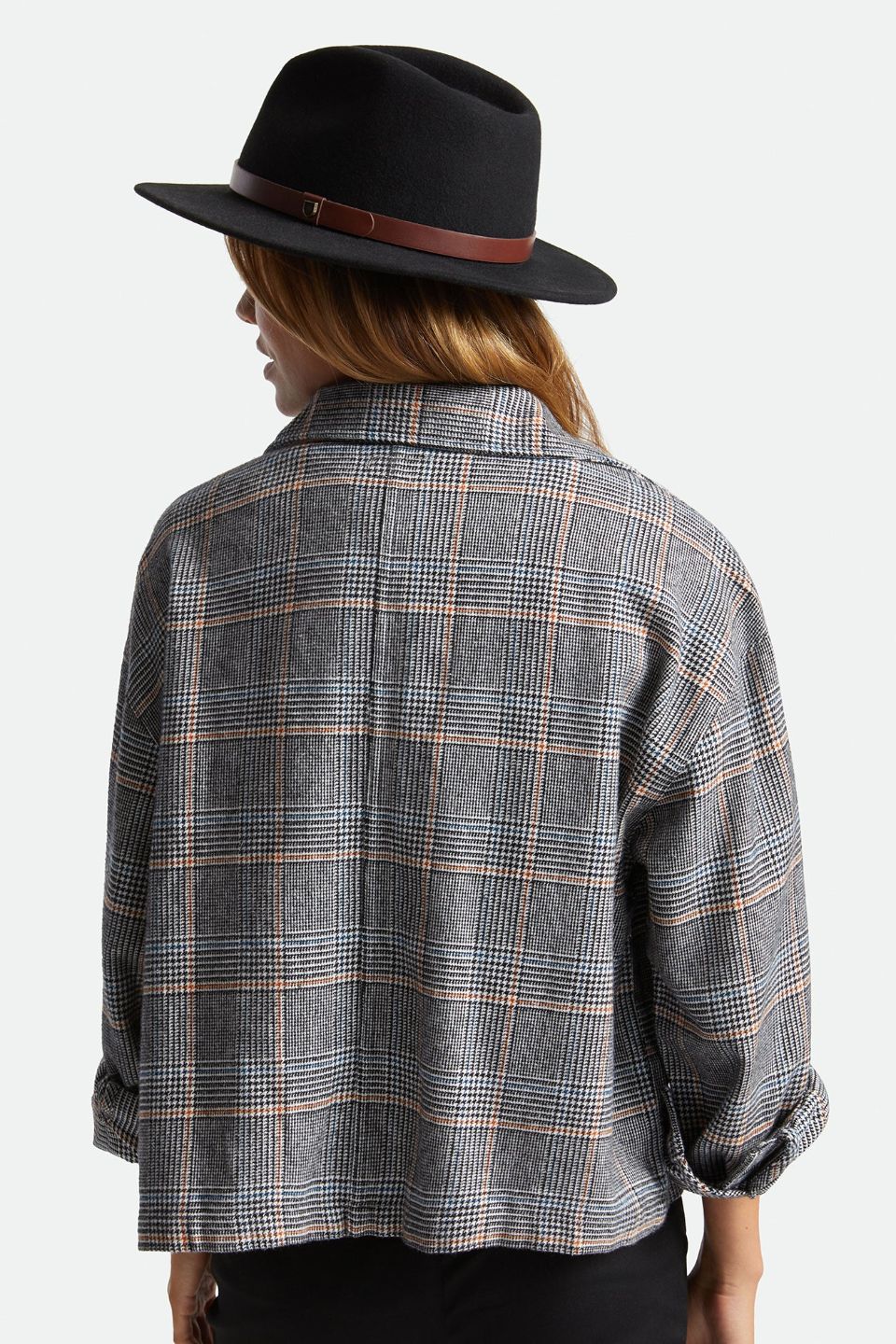 Messer Fedora Black Wool Felt Hat - Image 5