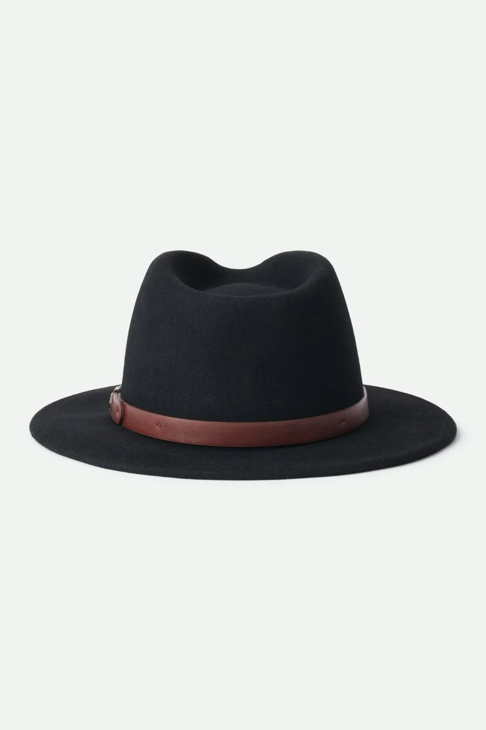 Messer Fedora Black Wool Felt Hat - Image 6