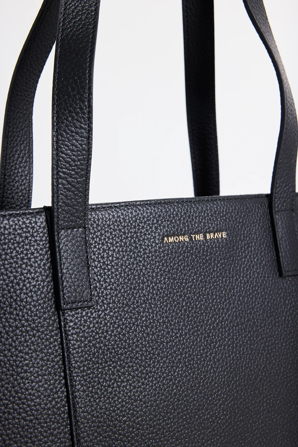 Milan Black Leather Tote Bag - Image 4