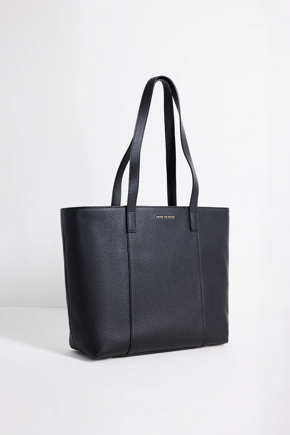 Milan Black Leather Tote Bag - Image 6