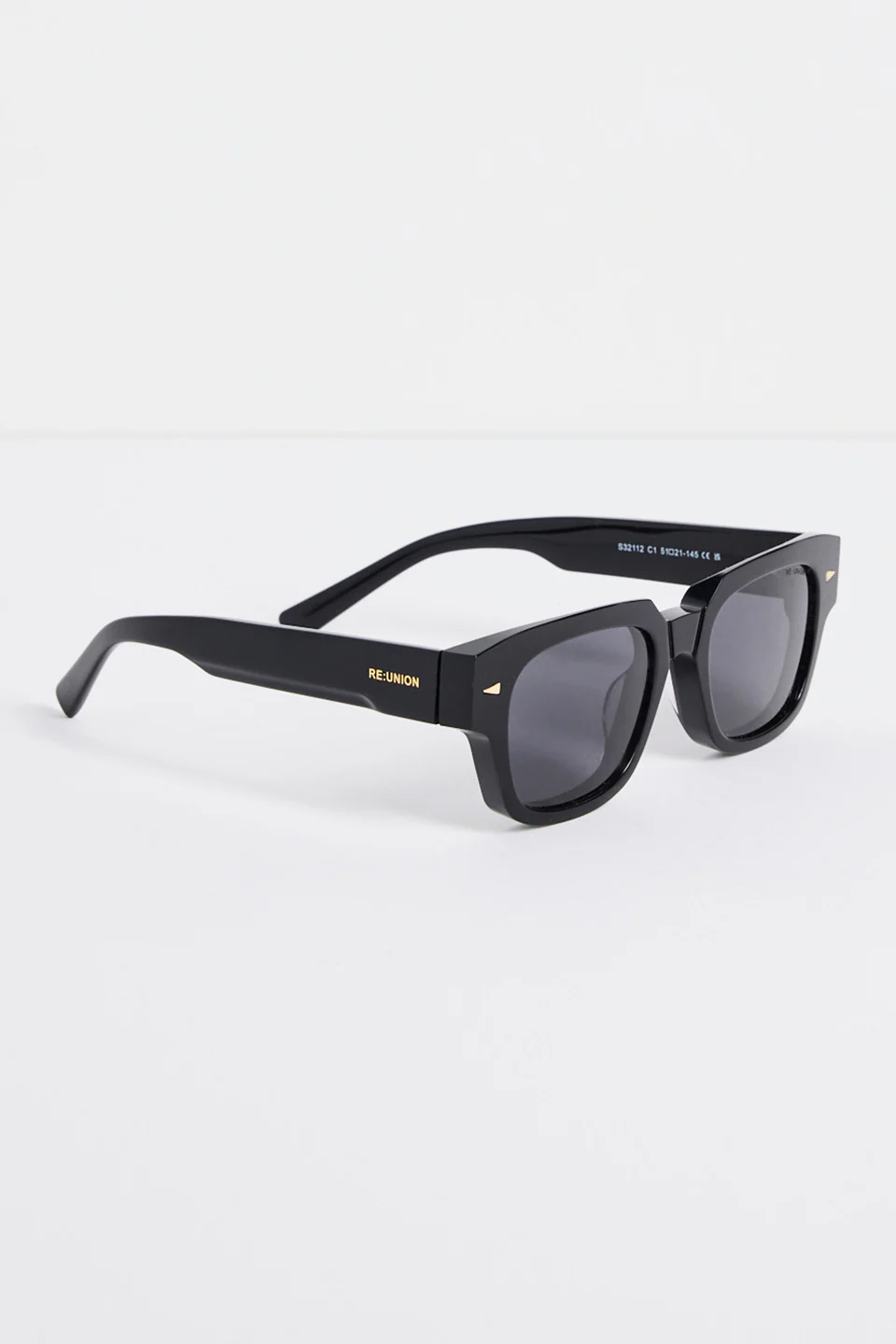 Milano Black Classic Stud Sunglasses - Image 2