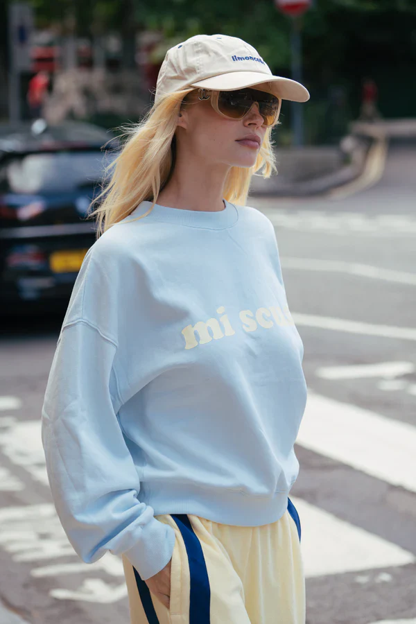 Mi Scusi Washed Glacier Sweatshirt