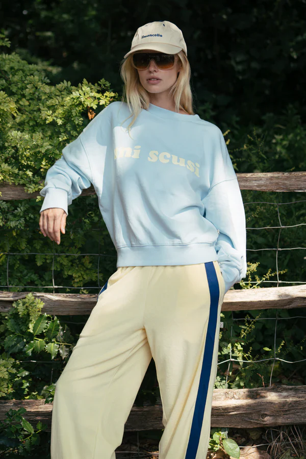 Mi Scusi Washed Glacier Sweatshirt - Image 5