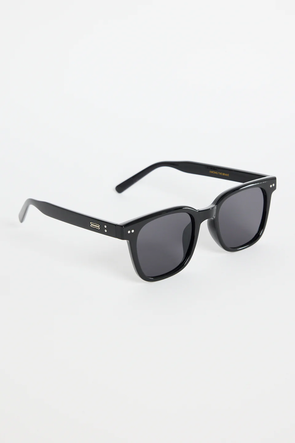 Monaco Black Classic Rounded Sunglasses - Image 3