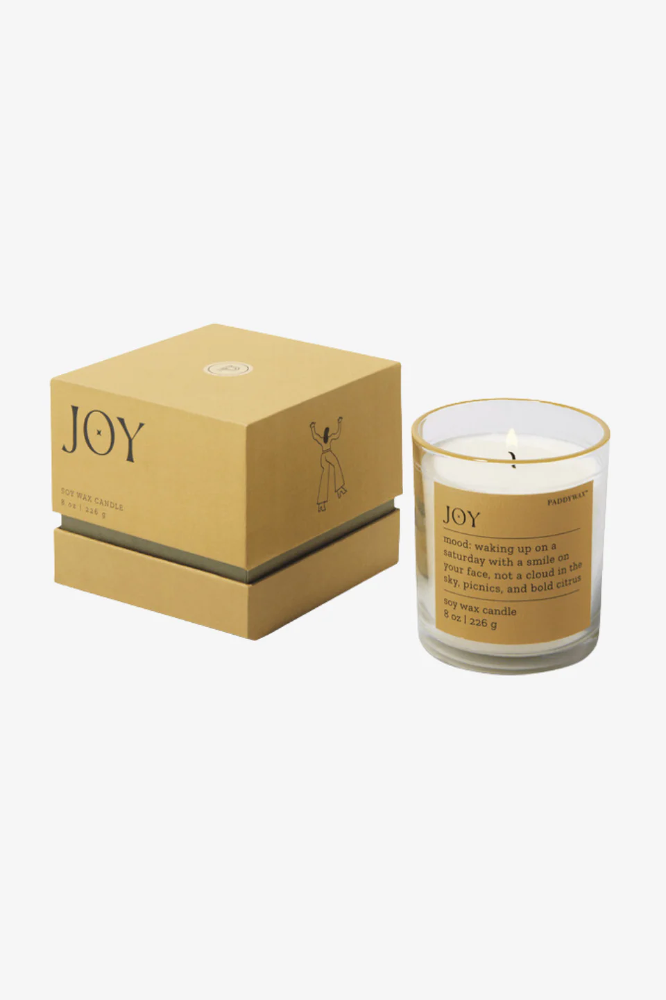 Mood Joy Misted Lime 226g Glass Candle - Image 3