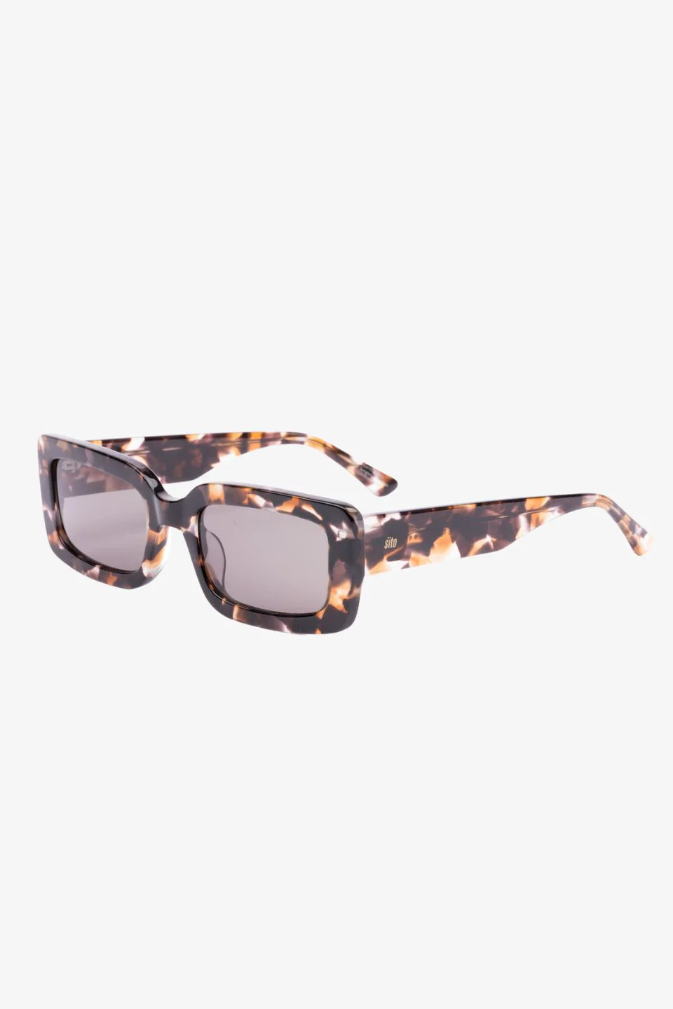 Odessa Tort Rectangular Sunglasses - Image 4