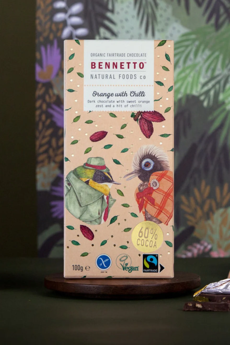 Orange Chilli 80g Orange Fairtrade Chocolate - Image 3