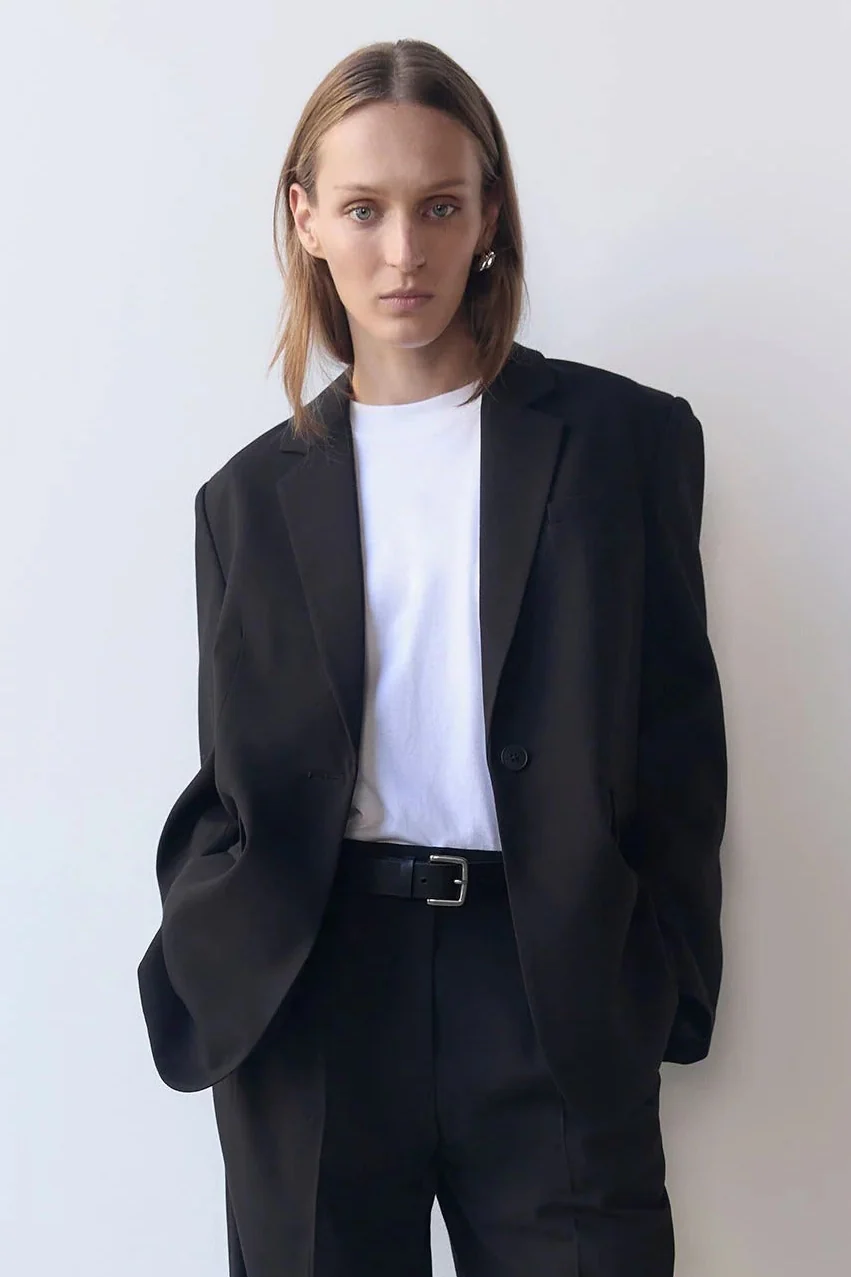 Orla Black Relaxed Blazer
