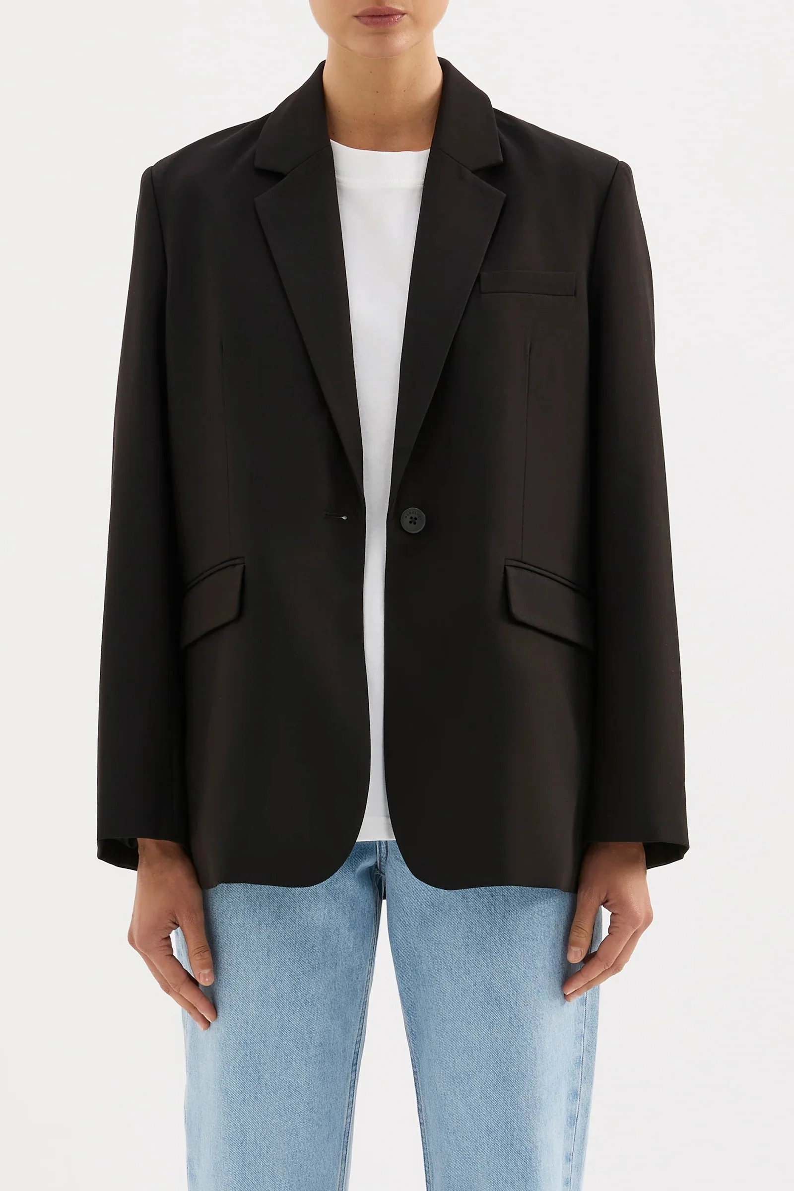 Orla Black Relaxed Blazer - Image 3