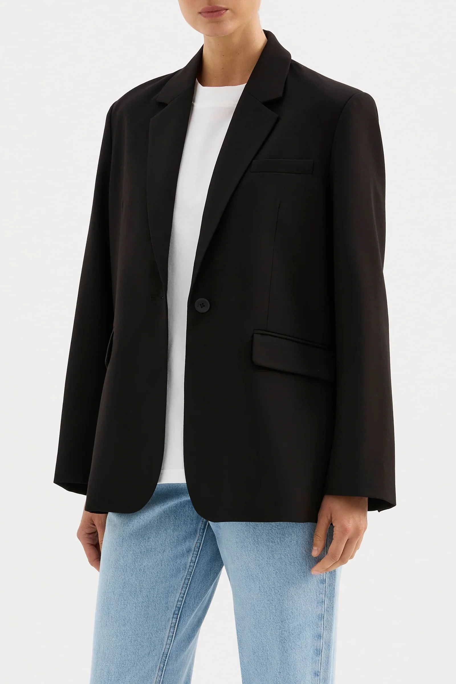 Orla Black Relaxed Blazer - Image 4