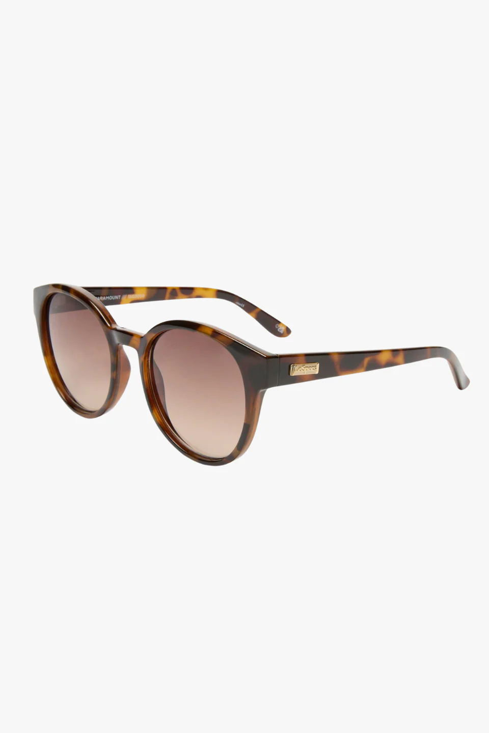 Paramount Round Milky Tort Brown Gradient Lens Sunglasses - Image 3