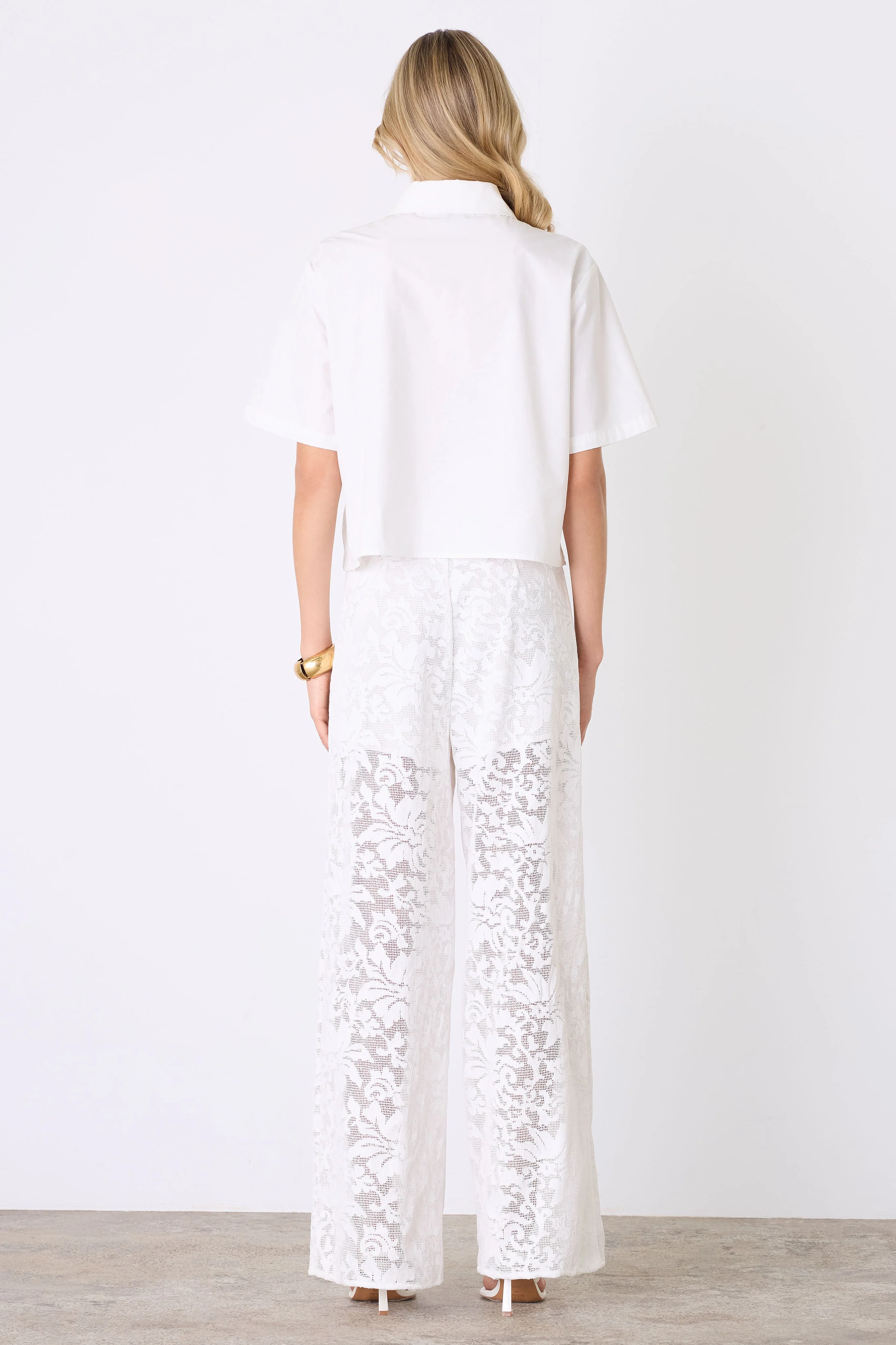 Parasol White Lace Pant - Image 4