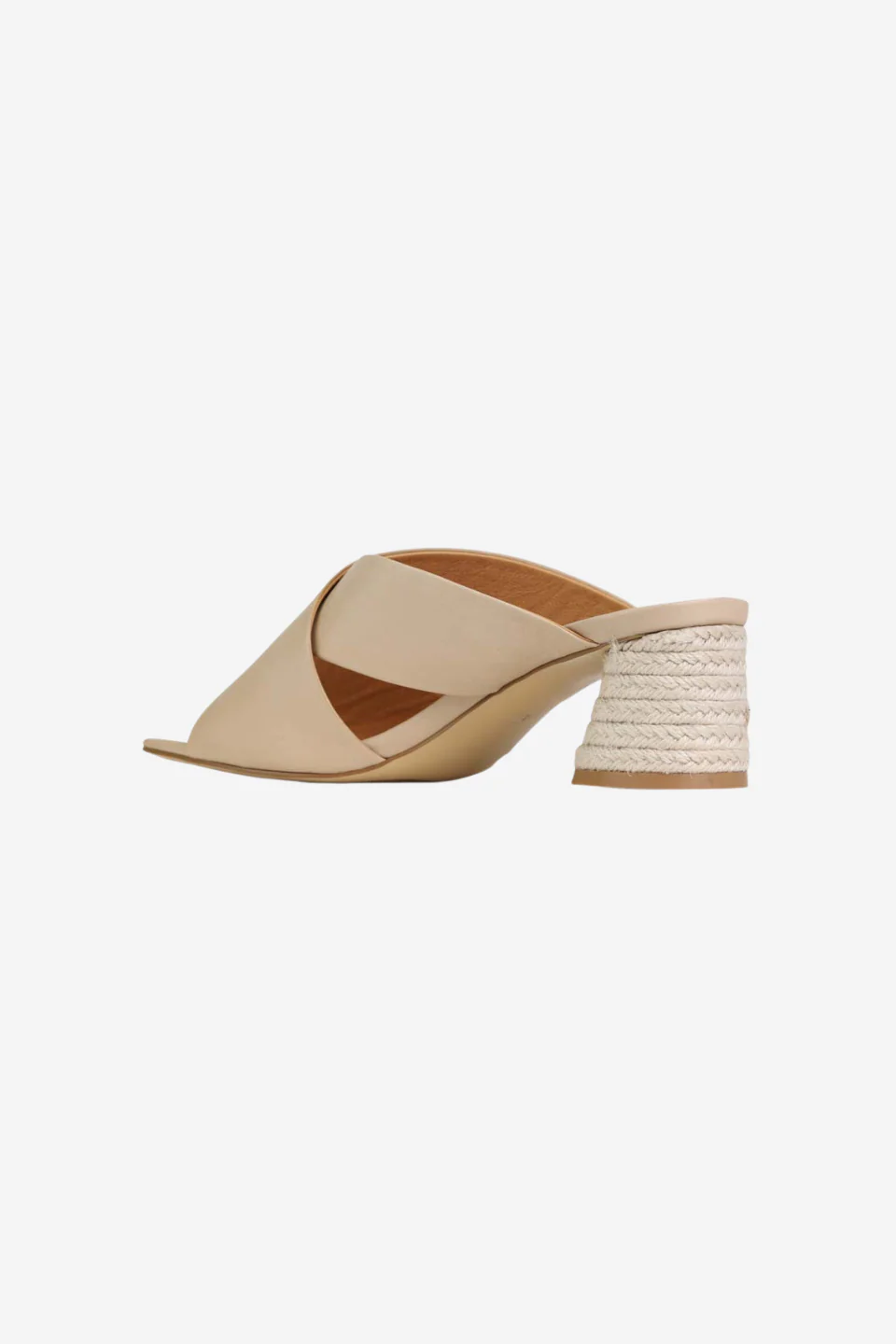 Petora Nude Cross Leather Mule - Image 2