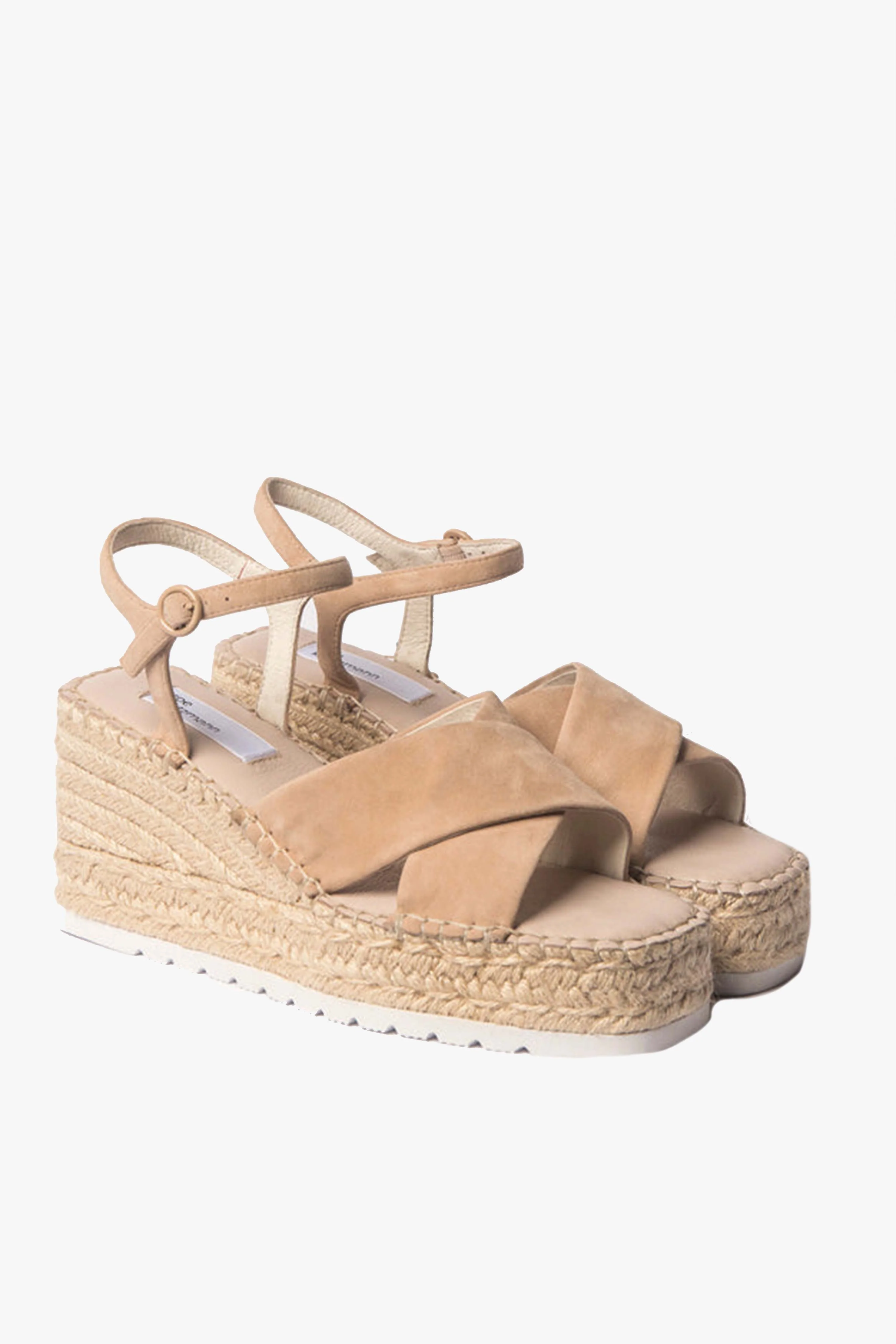 Quench Beige Suede Wedge Heel - Image 2
