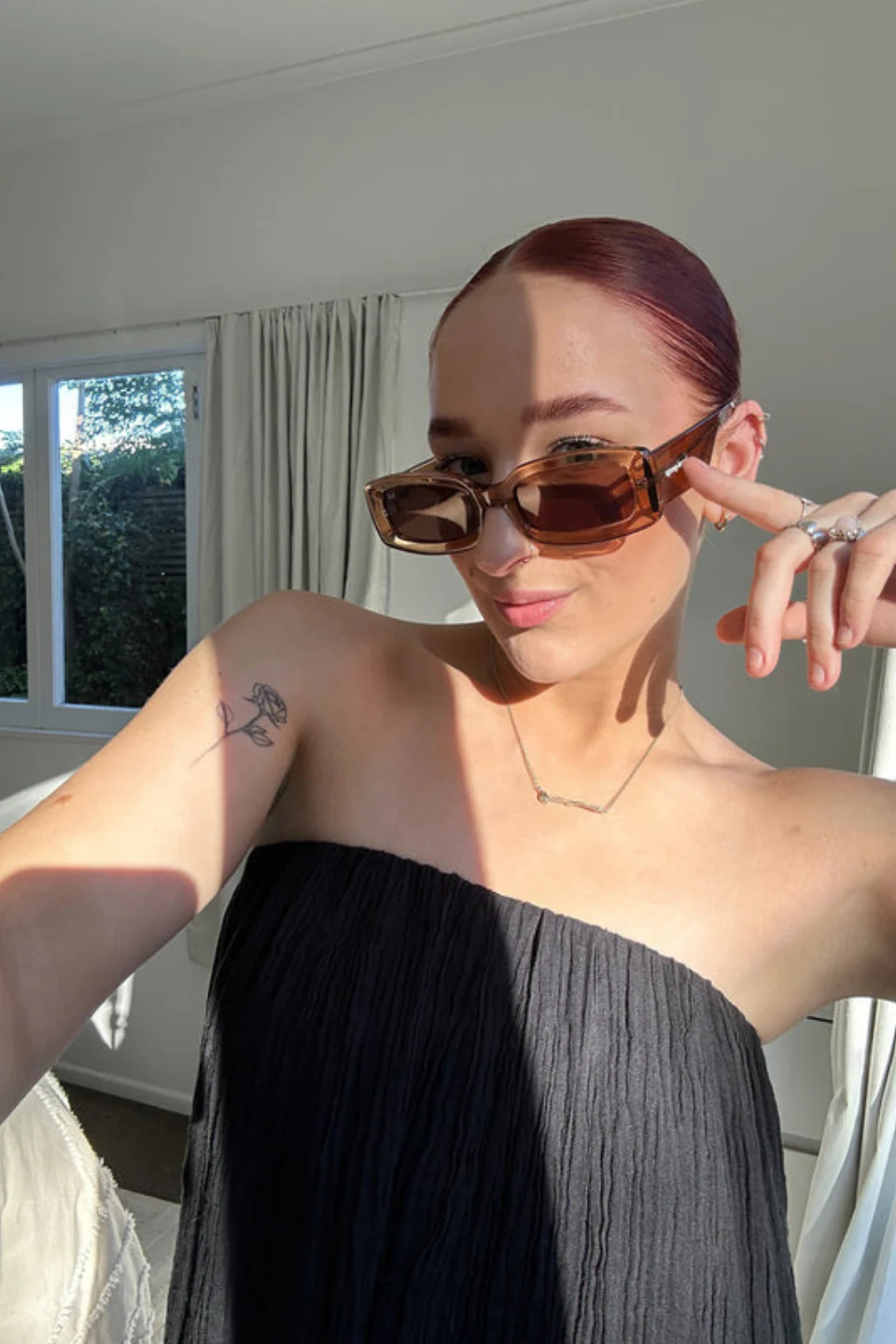 Quinn Brown Sunglasses - Image 2