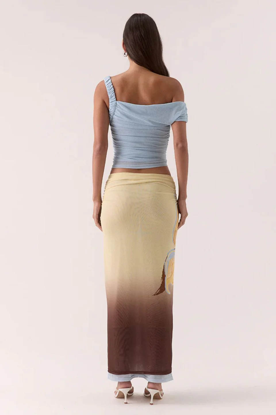 Rua Sky Asymmetric Off Shoulder Top - Image 4