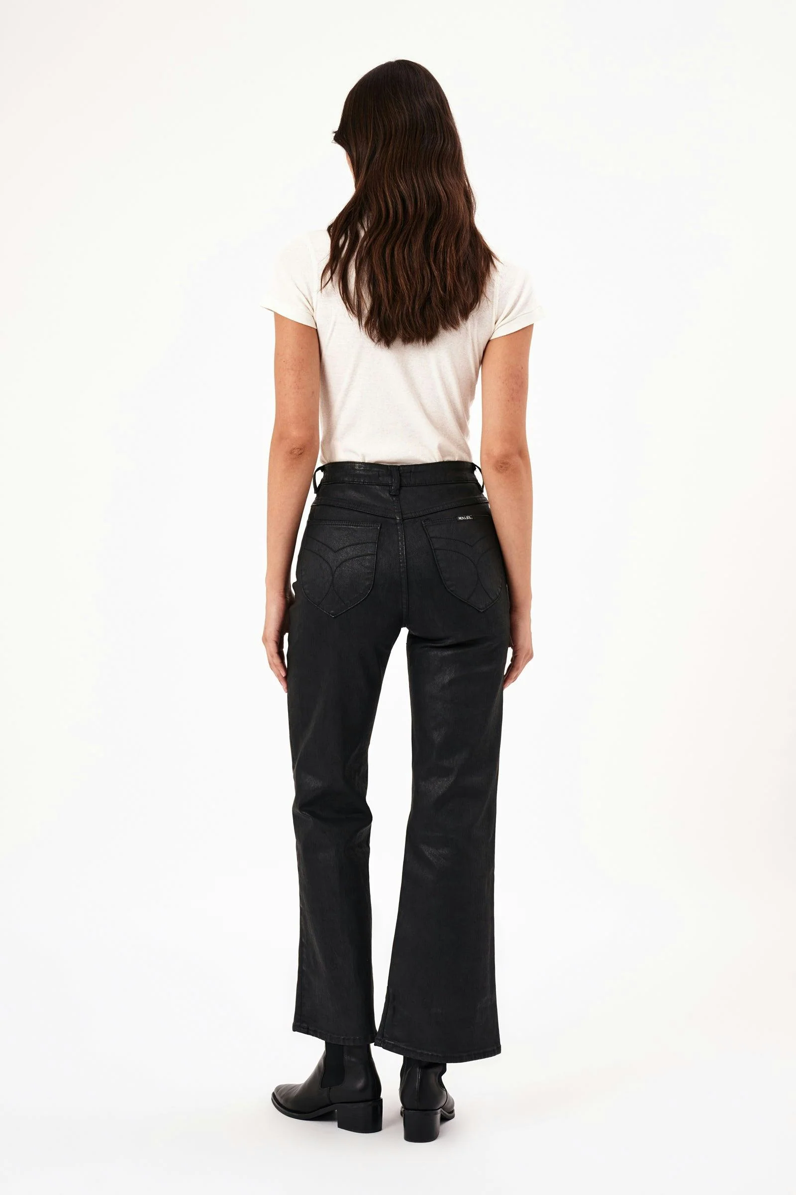 Sailor Black Scoop Coated Jean - Image 4