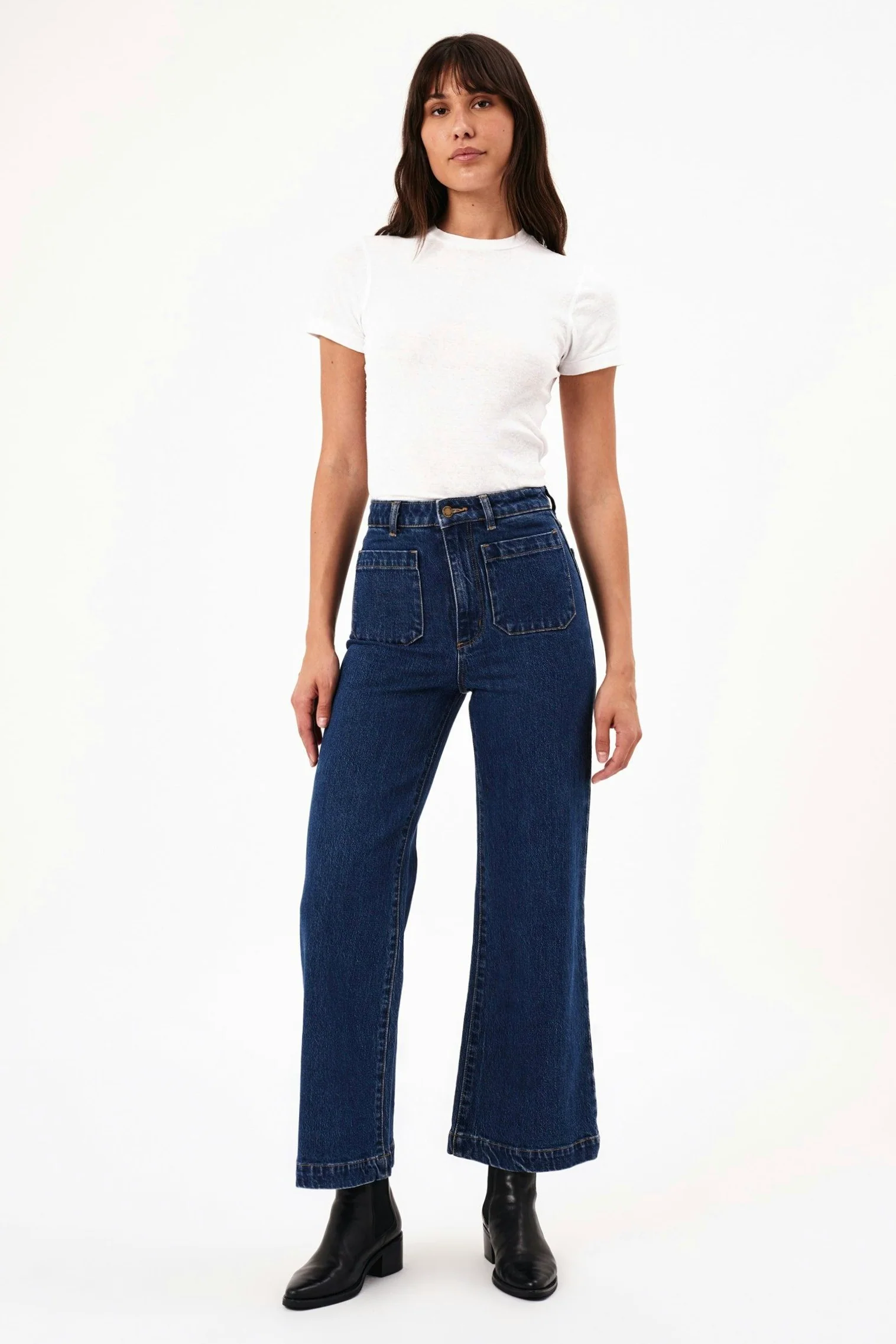 Sailor Ruby Blue Wide Long Eco Jean - Image 3
