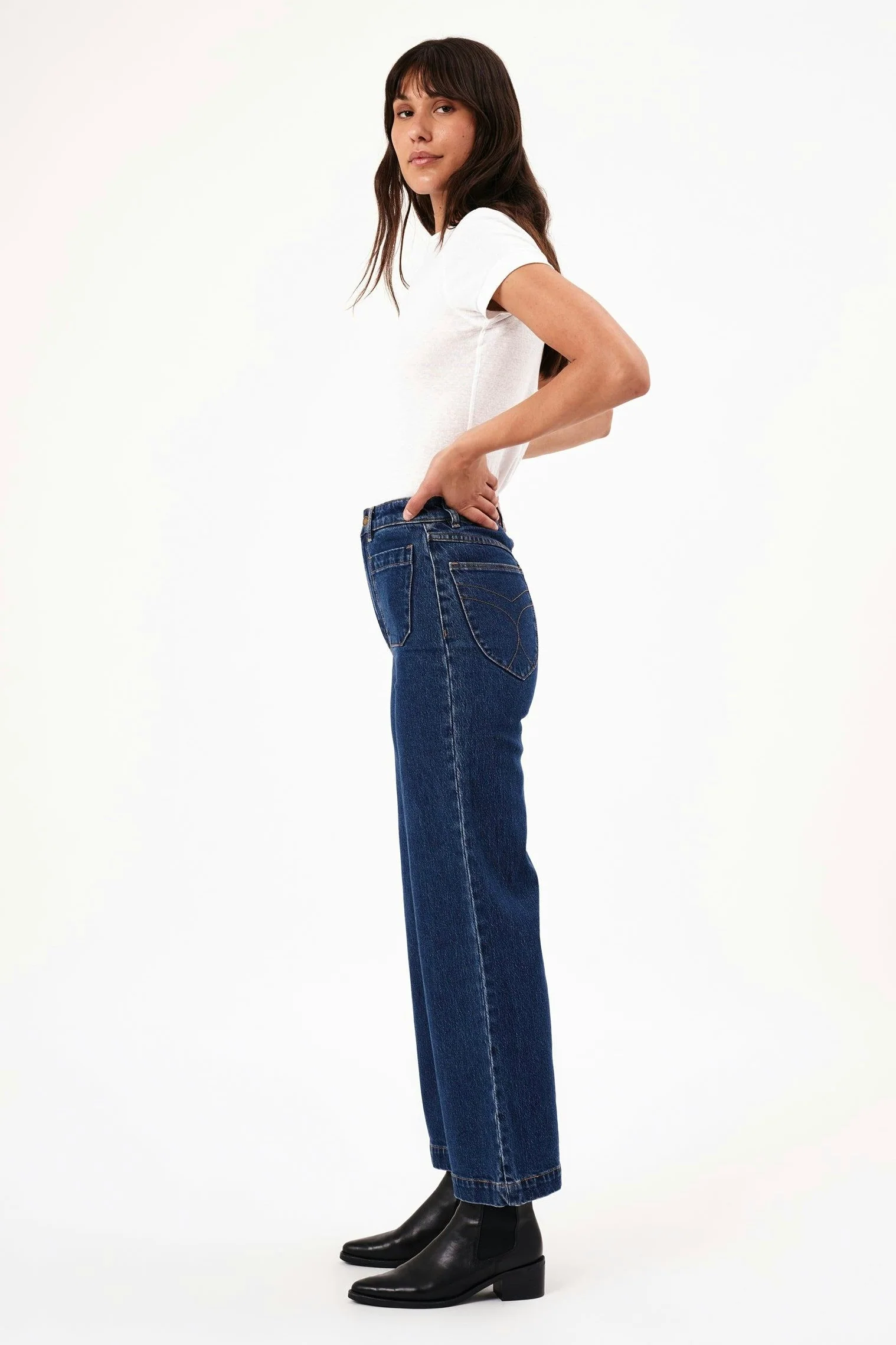 Sailor Ruby Blue Wide Long Eco Jean - Image 5