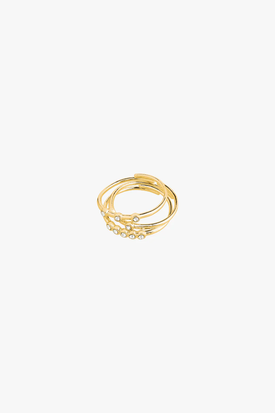 Sloan Gold EOL Crystal Recycled Rings set 3 - Image 2