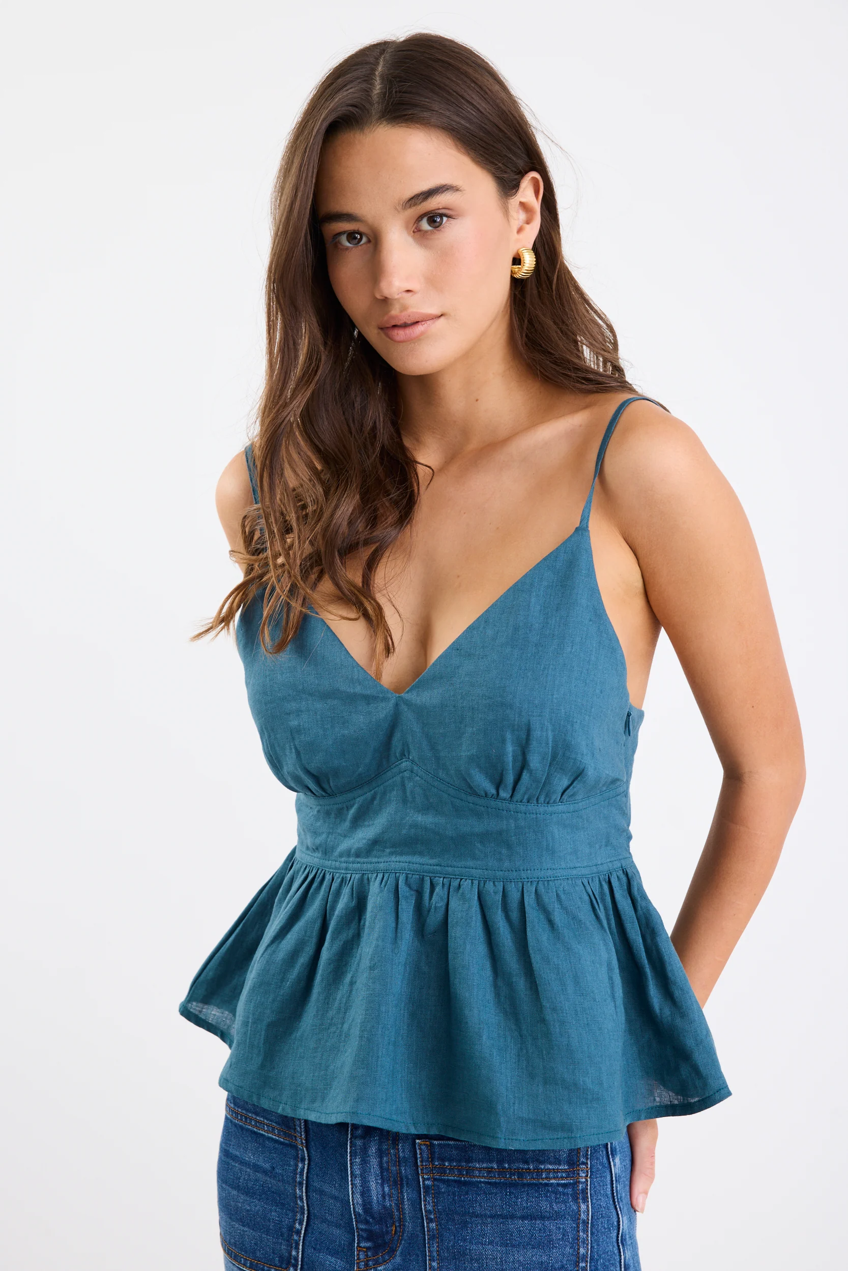 Speculation Forest Strappy Cami Top - Image 3