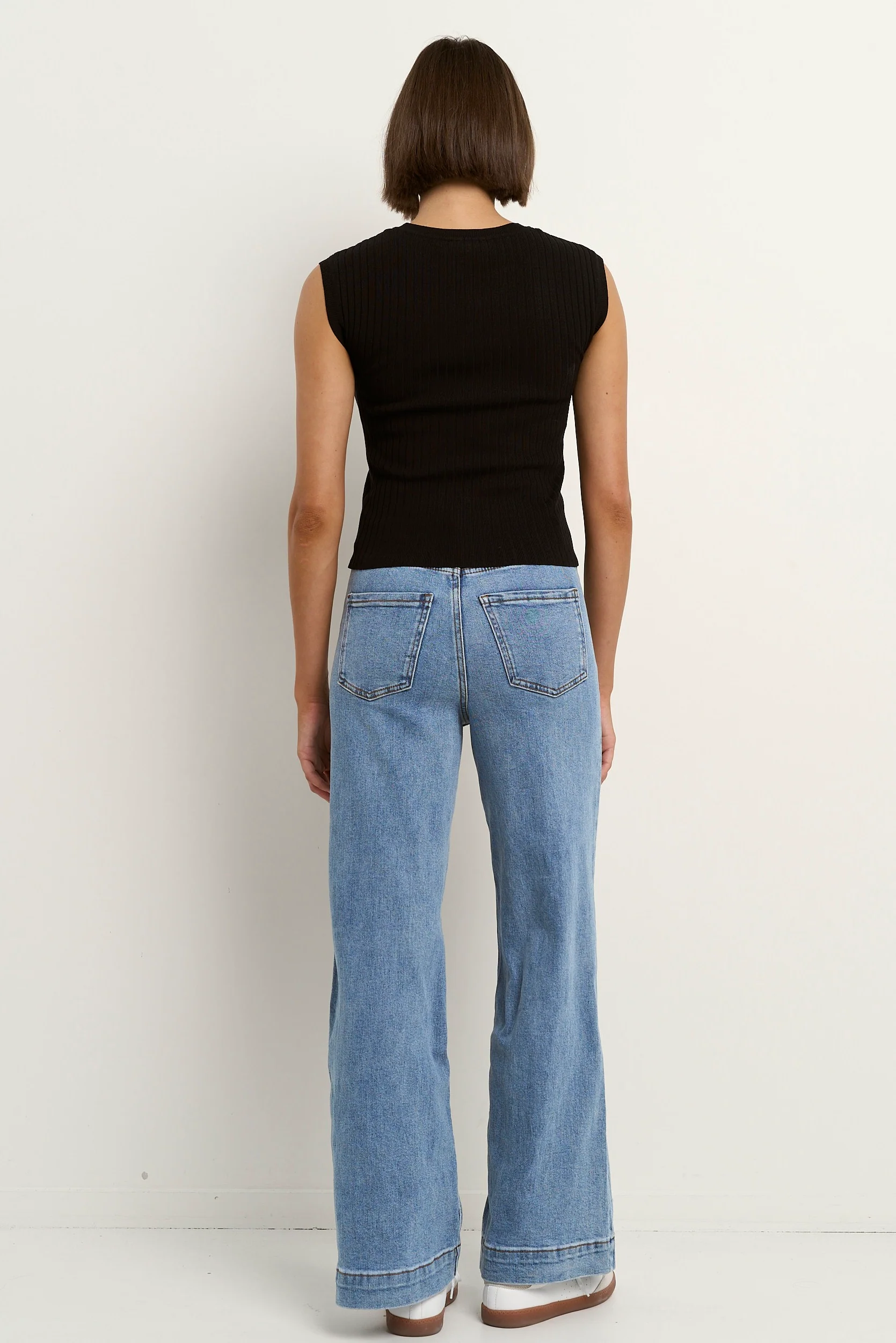 Subject Black Rib Knit Tank - Image 4