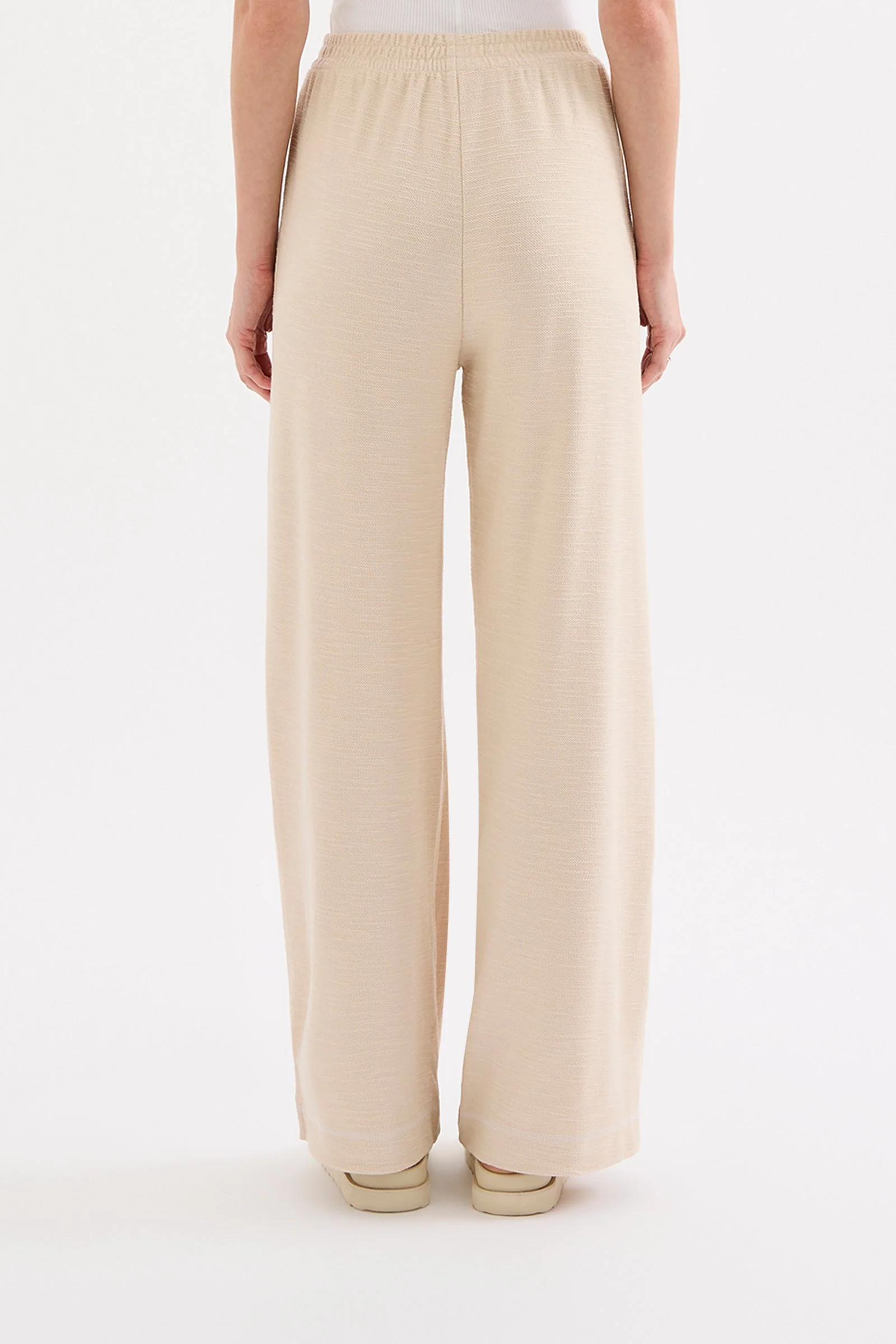 Sutton Cream Cotton Pant - Image 3