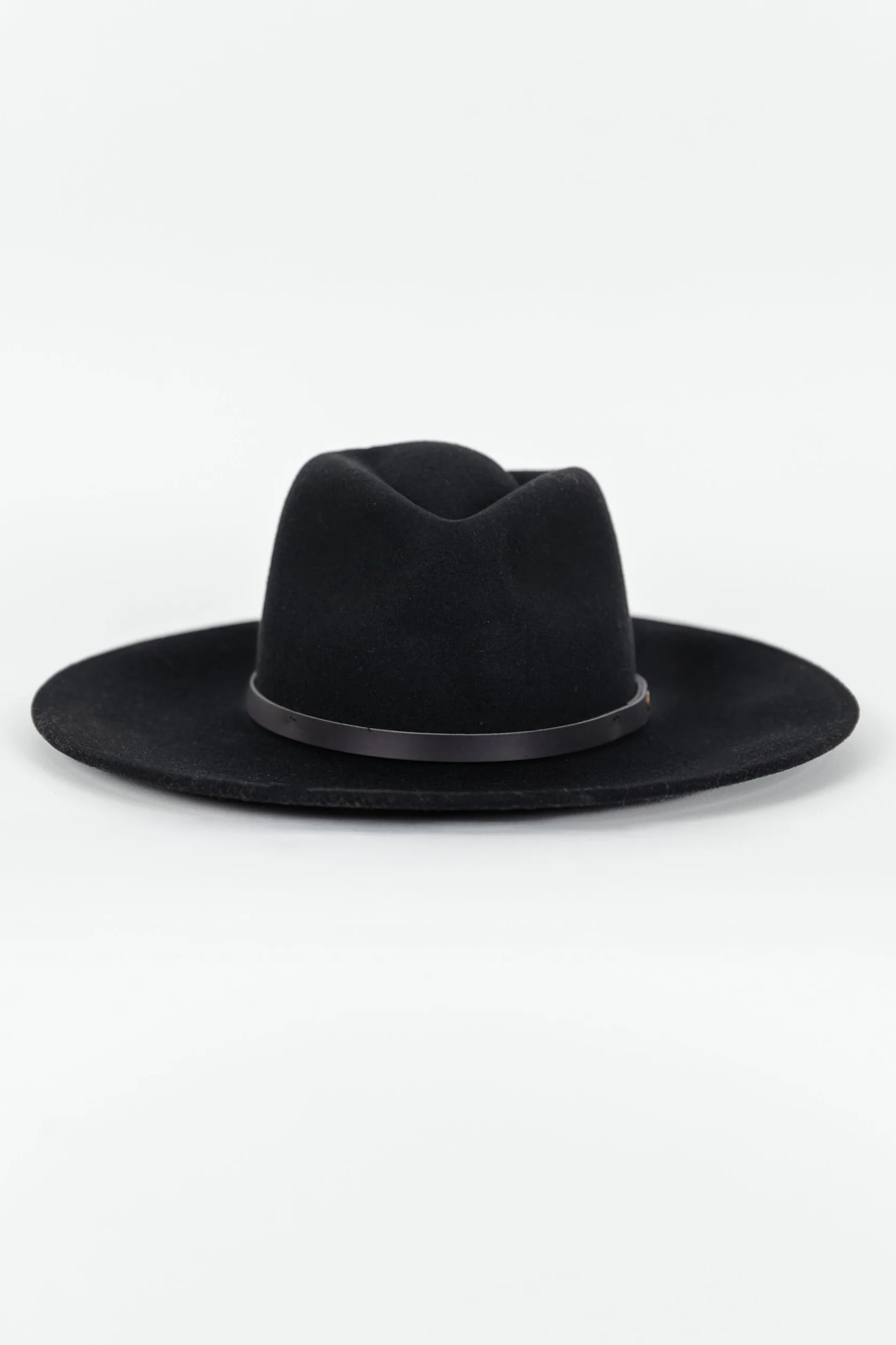 Tahlia Black Panama Wide Brim Wool Hat - Image 2