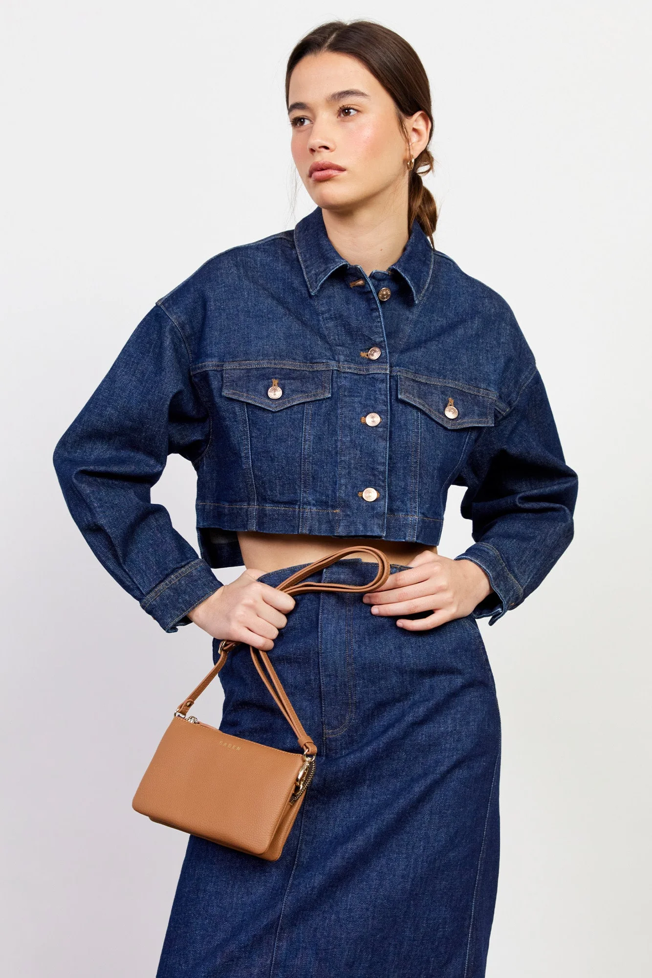 Tilly Toffee Crossbody Bag - Image 2