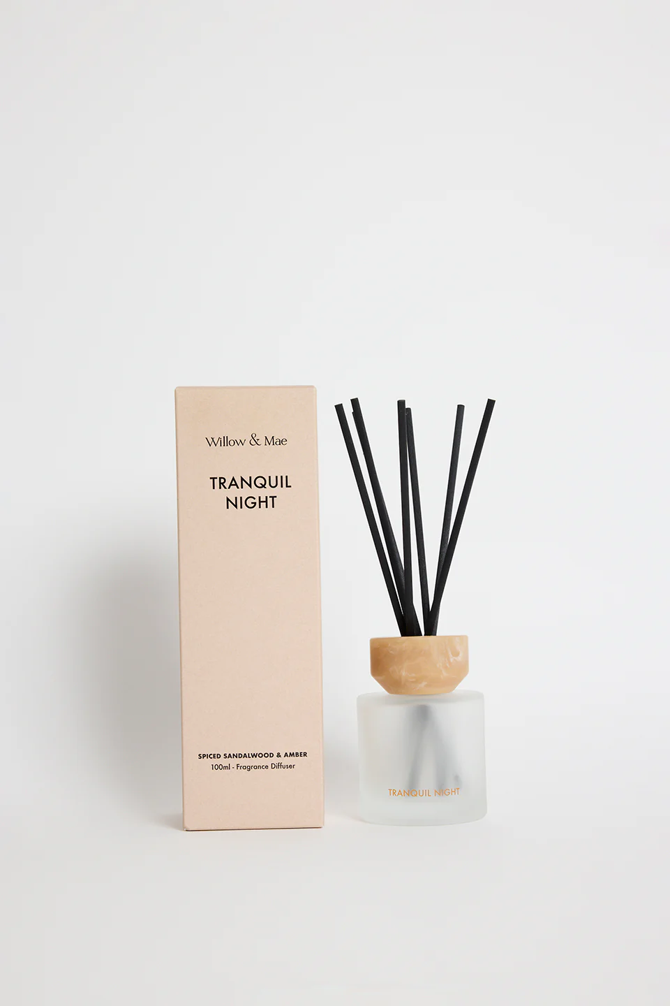 Tranquil Night Spiced Sandalwood + Amber 100ml Diffuser - Image 2