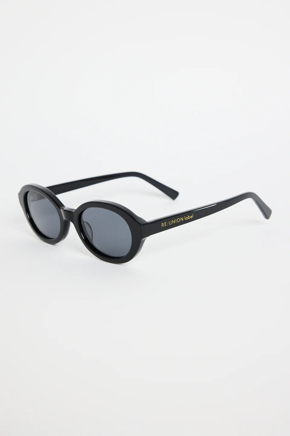 Vienna Black Oval Sunglasses - Image 3
