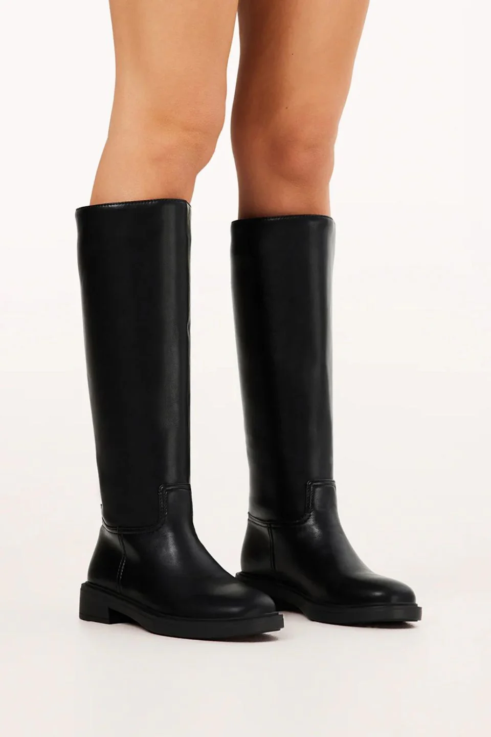Xenith Black Knee High Flat Boot - Image 2