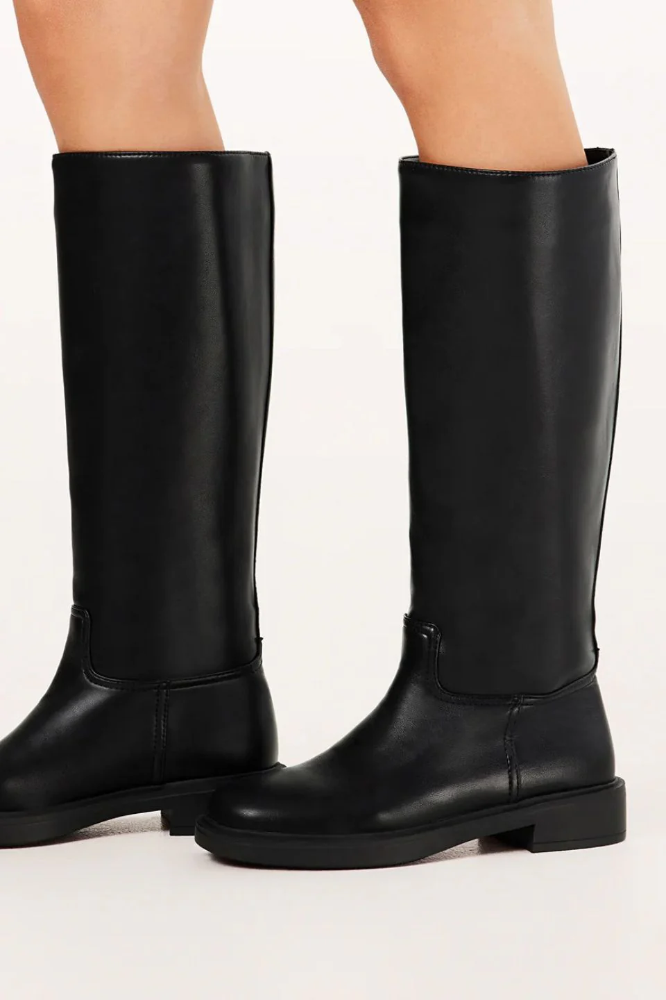 Xenith Black Knee High Flat Boot - Image 3
