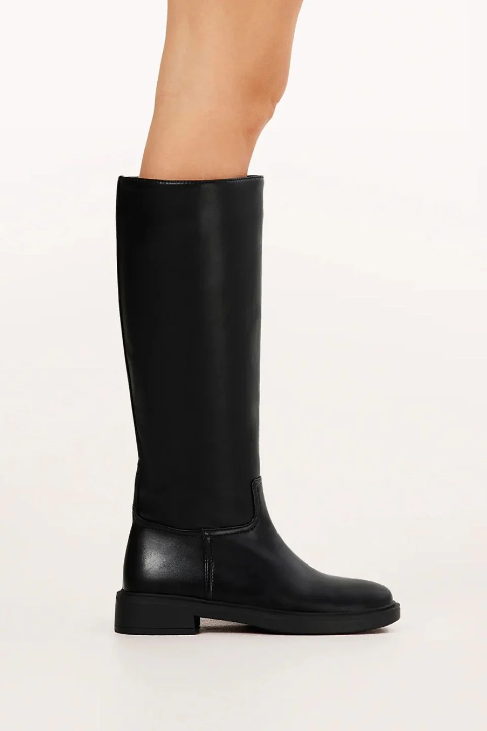 Xenith Black Knee High Flat Boot - Image 4